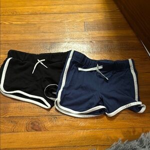 Kid’s Black and Blue Shorts Set